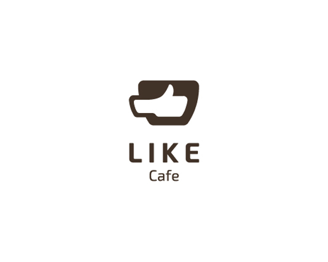 LikeCafe咖啡廳LOGO設(shè)計(jì)