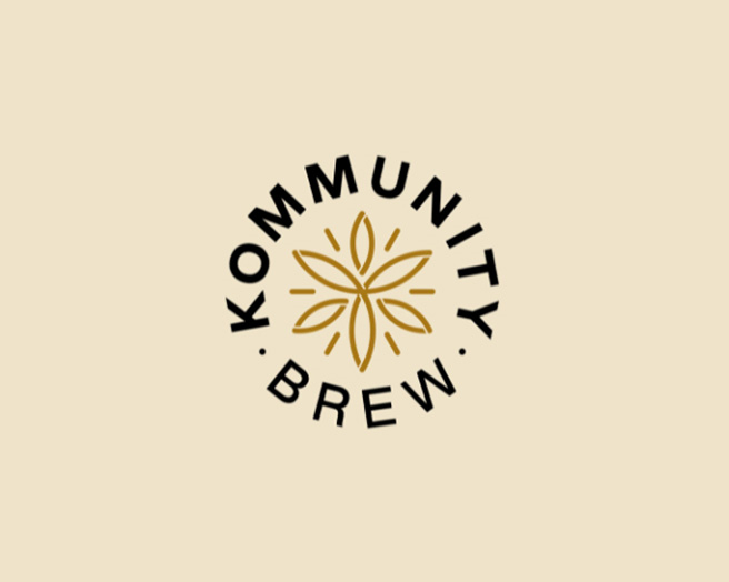 Kommunity Brew功能性飲料品牌LOGO設(shè)計(jì)